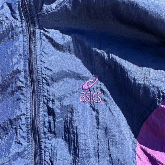 Vintage 80s Asics Windbreaker jacket - Picture 6 of 11